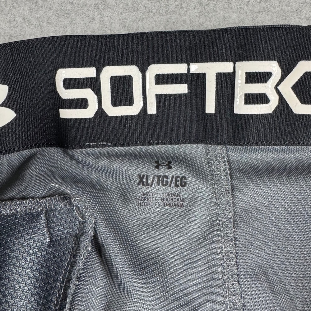 Under Armour Softball Pants Womens XL Grey Knickers Athletic HeatGear Practice - Picture 4 of 7